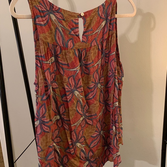 Loft Sleeveless Floral Print Blouse - Picture 2 of 2